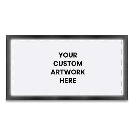 United Visual Products Sliding Door Indoor Enclosed Corkboard, 3 UV9019ACS-SATIN-AMETHY